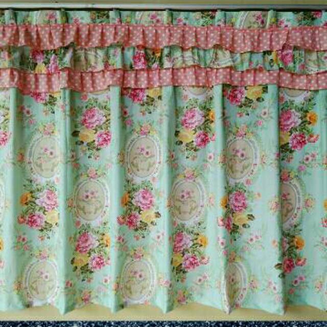 Gorden kolong dapur double poni