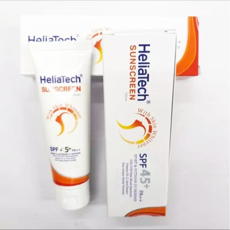 Jual Krim Pelindung Wajah Sinar Matahari Heliatech Sunscreen SPF 45 ...