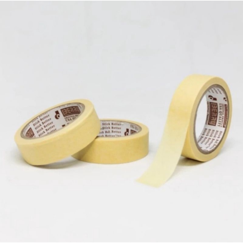 

BERRY MASKING TAPE ISOLASI KERTAS 3/4 inch 4/3" 17mm × 8 meter (BA)