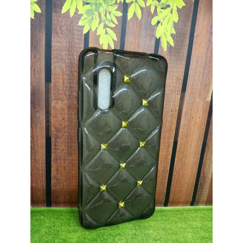 softcase gambar belakang bahan kaca Vivo V15pro