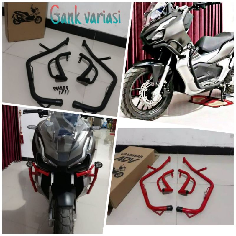 crashbar/tubular honda adv 150 full depan samping