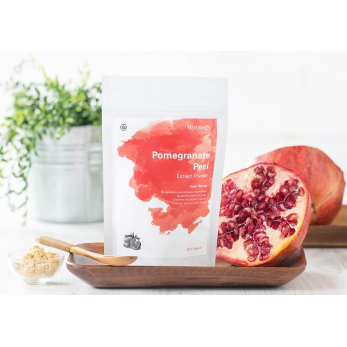 Herbilogy, Pomegranate Peel Extract Powder (Kulit Delima)