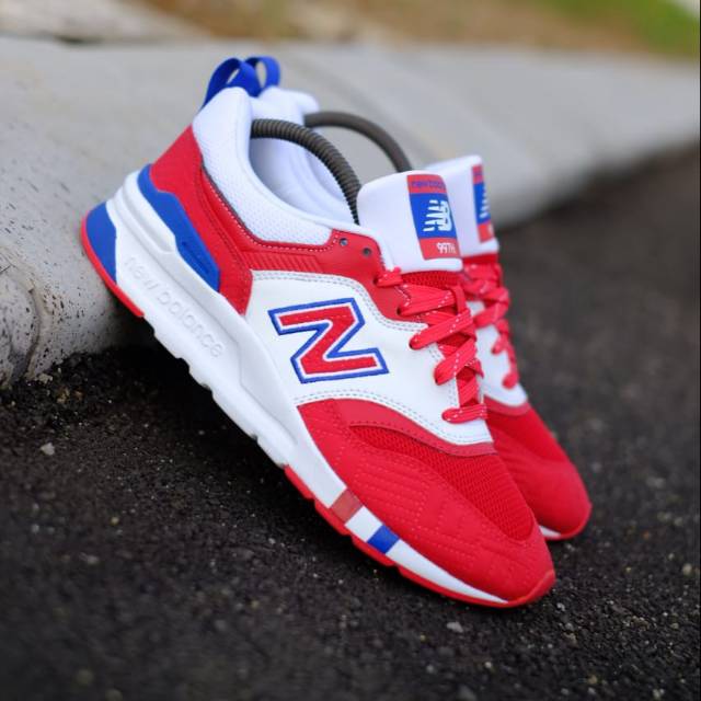 New Balance 997 red white