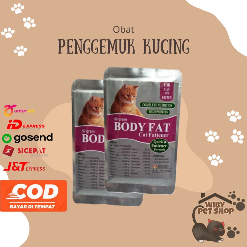 Body Fat / body big Penggemuk Kucing