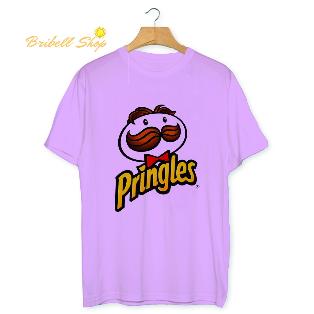 Baju Kaos Wanita dan Pria  Bergambar Pringless Snacks