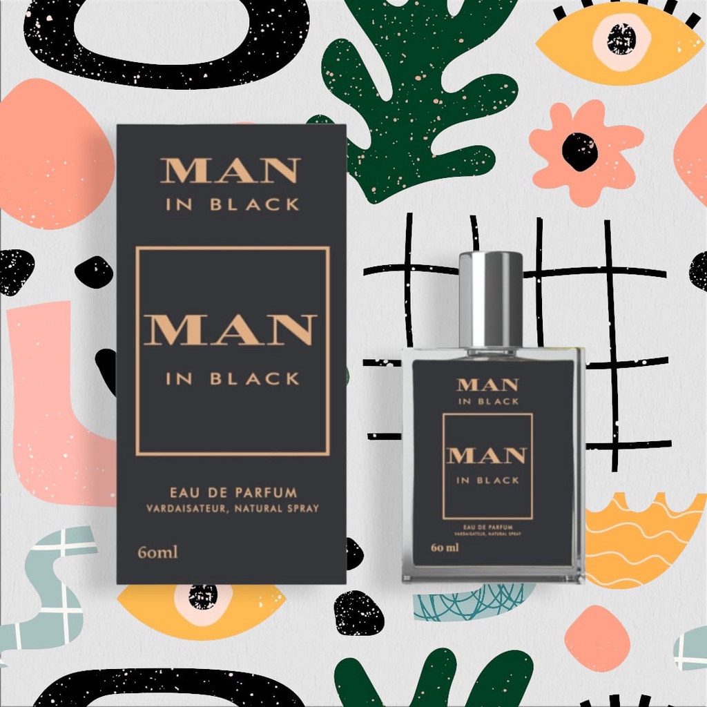GEN - BPOM Parfum Man In Black 50ml Premium / Parfum Man In Black 50ml Best Seller / Parfum Pria Wangi Tahan Lama