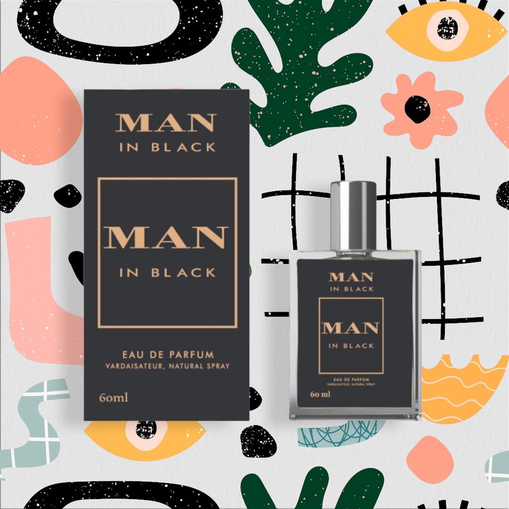 GEN - BPOM Parfum Man In Black 50ml Premium / Parfum Man In Black 50ml Best Seller / Parfum Pria Wangi Tahan Lama