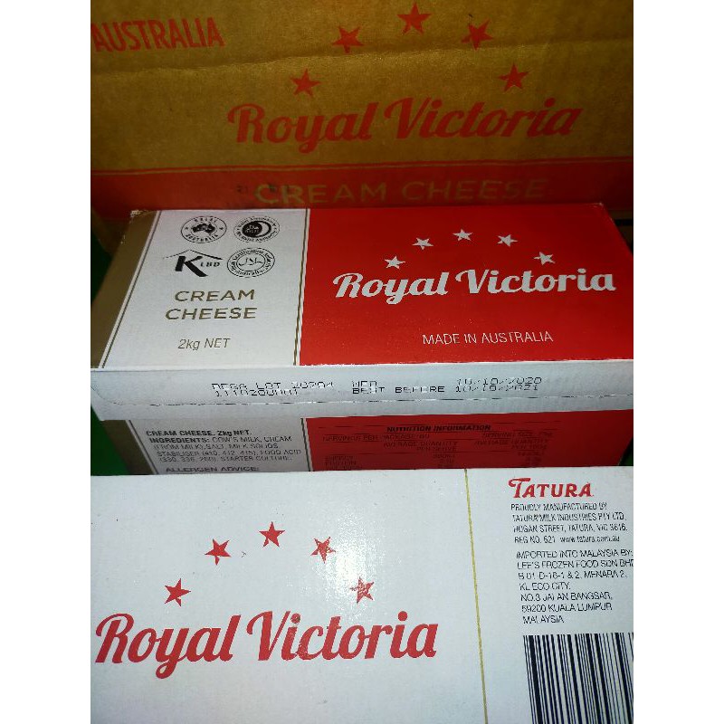 

cream cheese halal royal victoria tatura australia 2 kg termurah