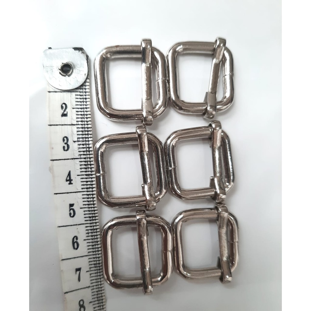 

Ring D 2 cm silver tebal aksesoris tas diy Craft handmade