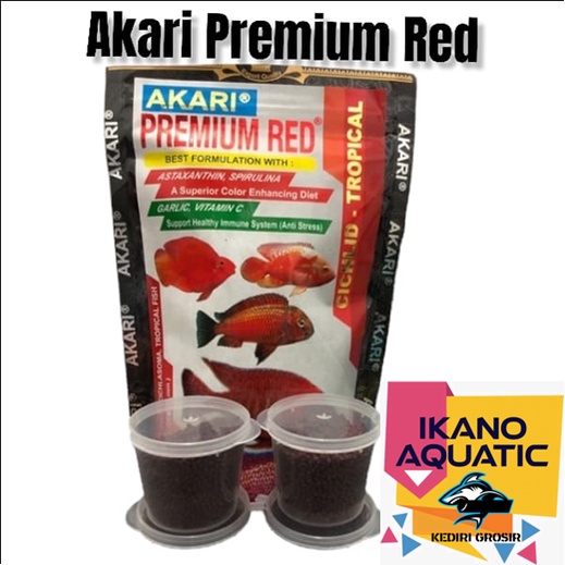 Pakan Ikan Predator Akari Premium repack 12 gr