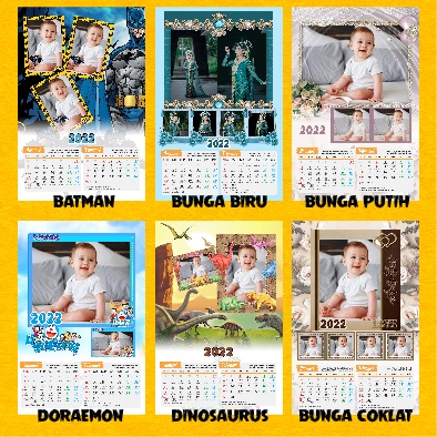 KALENDER 2024 DINDING CUSTOM 6 LEMBARAN / 2 BULANAN BISA SATUAN TAMBAH NAMA FOTO KARAKTER AESTHETIC LUCU BAYI ELEGANT FORMAL GRATIS DESAIN