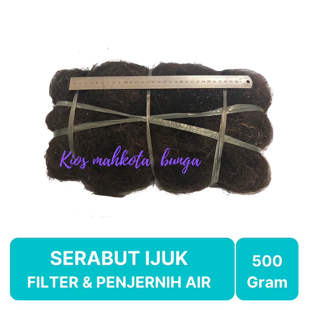 Injuk Saringan Air Ijuk Resapan Air Ijuk Filter Air Media Tanam Ijuk Bantal