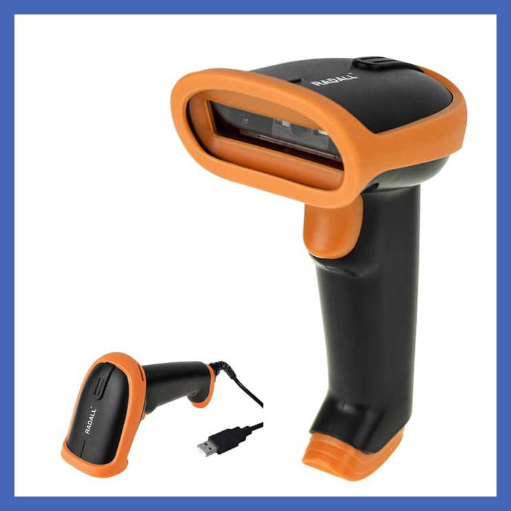 SCANNER BARCODE EFAKTUR - RADALL WIRELESS BARCODE SCANNER 2D,