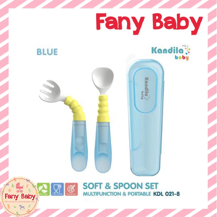 KANDILA BABY  TWISTING FORK &amp; SPOON SET / KDL021-8