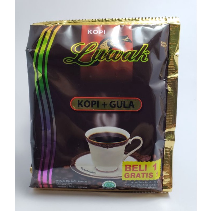 

Kopi Luwak Kopi + Gula