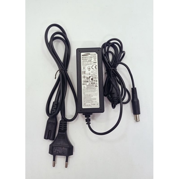 ADAPTOR 14V 1.072A / 15W merek SAMSUNG ORIGINAL + KABEL POWER