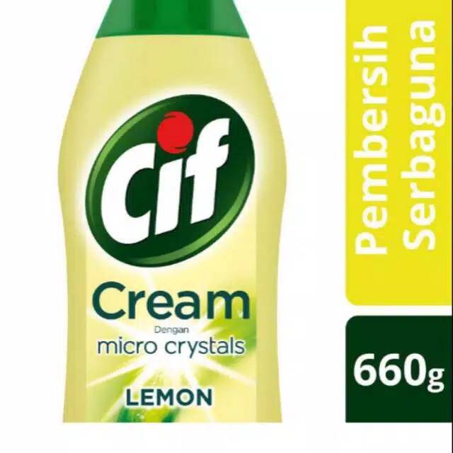  Cif  Cream dengan micro Crystals ukuran 660 g Pembersih  