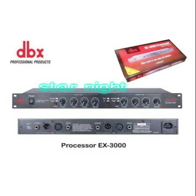 PROCESSOR DBX EX 3000 Audio Prosessor - SN