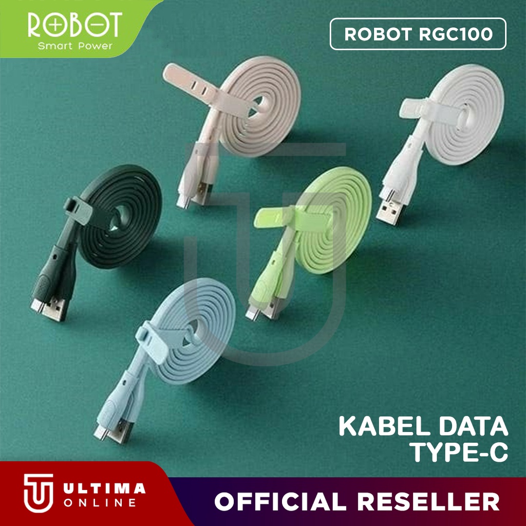 Robot Kabel Data Type C Rgc100 Kabel Charger Casan Hp Quick Charge