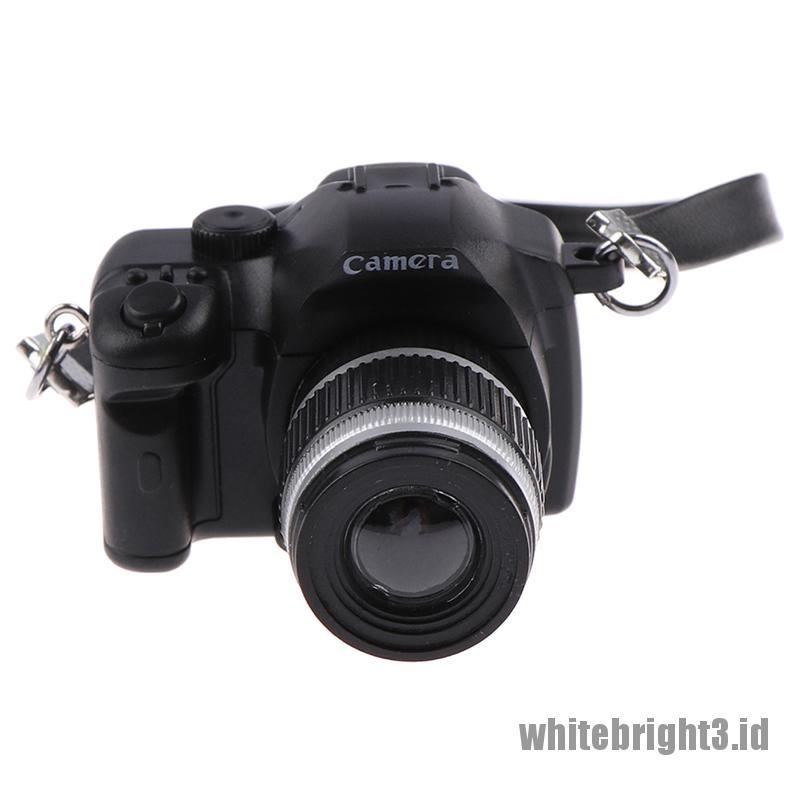 (white3) 1pc Miniatur Kamera SLR Digital Untuk Dekorasi Rumah Boneka