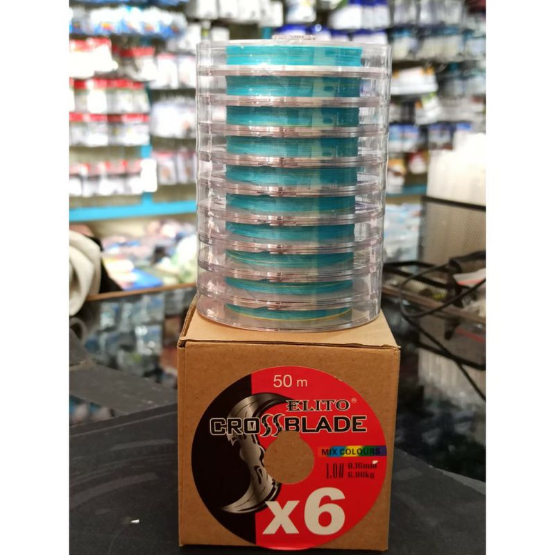 pe nilon benang elito crossblade 50m X6