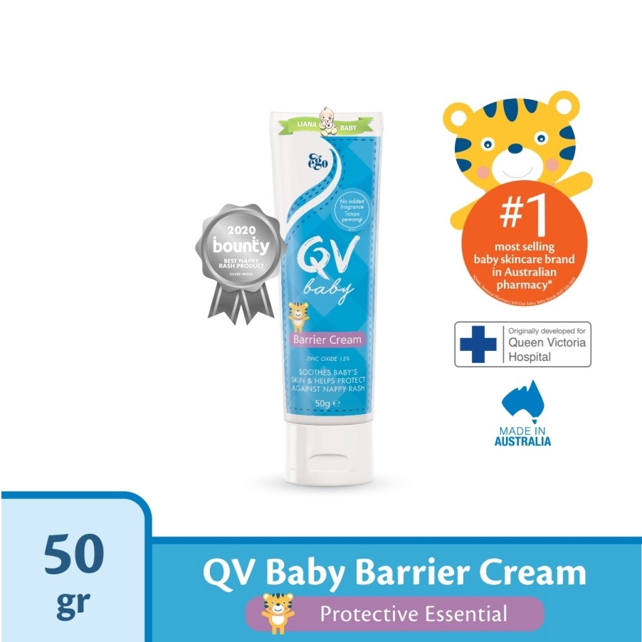 PERA452 CREAM RUAM POPOK QV BABY BARRIER CREAM 50 GR exp bln 02 2025