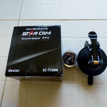 Regulator + Amper Starcam utk tabung 3 kg dan 12 kg Regulator kompor gas
