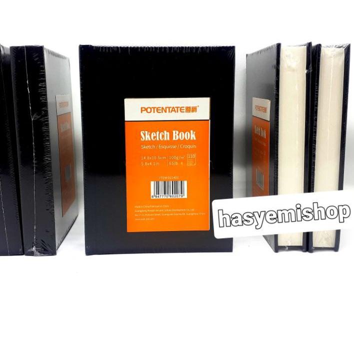 

9.9✔️Buku Sketsa Potentate Hard Cover Sketch Book A6 / 110 Sheets / 100 GSM|SQ5