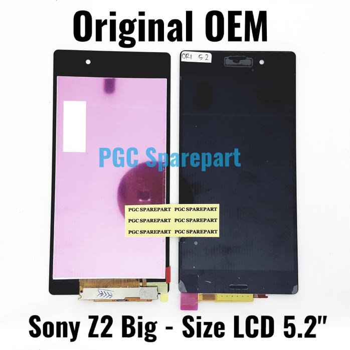 Lcd Touchscreen Fulst 5.2" Sony Xperia Z2 Big D6502 D6503 D6543 So-03F - Hitam F2B4