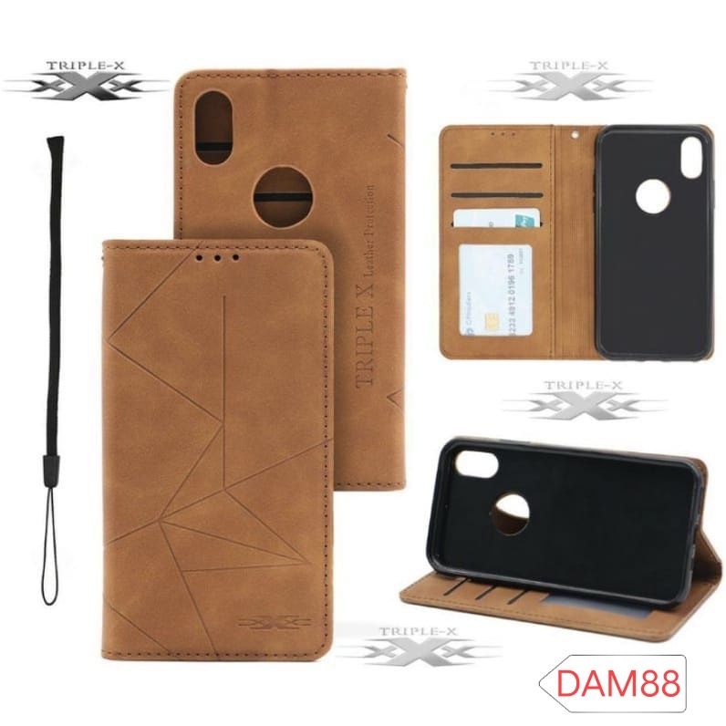 CASE FLIP COVER KULIT MAGNET VIVO X50/X50 PRO/X60/X60 PRO/X70 PRO CASE DOMPET KULIT