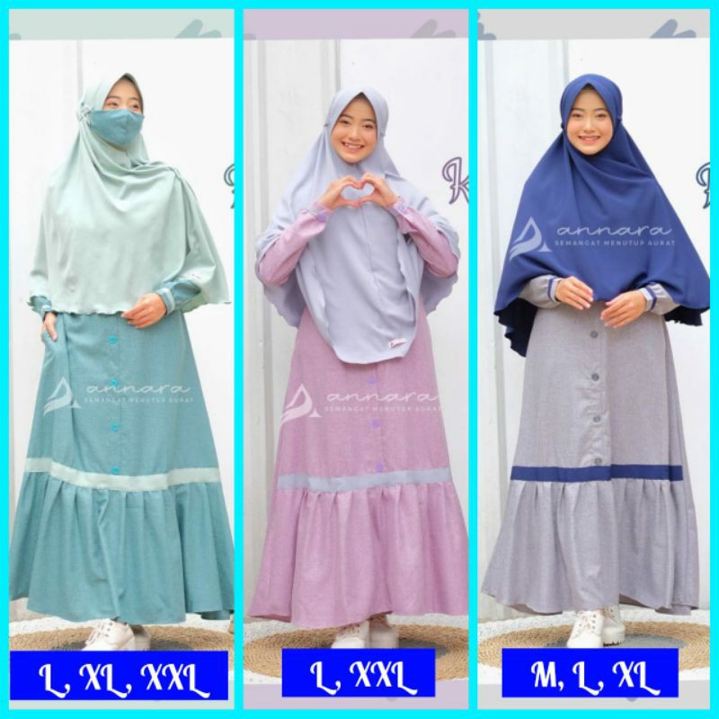 Kurma Set Dewasa by Annara Hijab