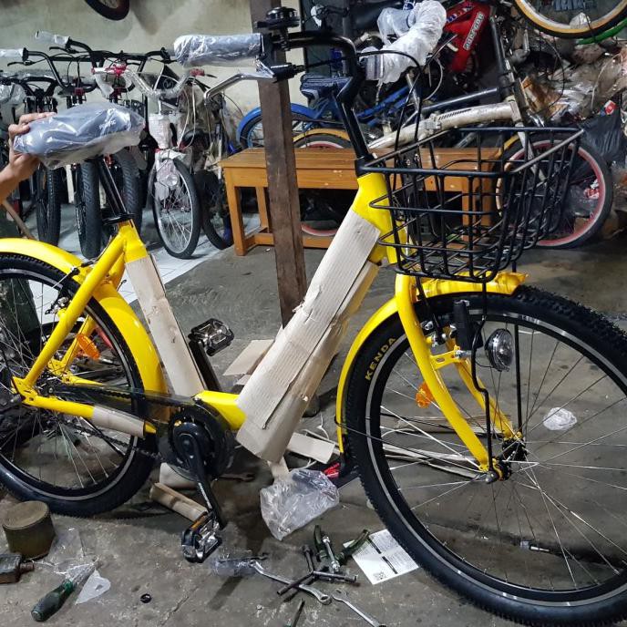  Sepeda  mini minion  city bike pacific  ofo style jepang 