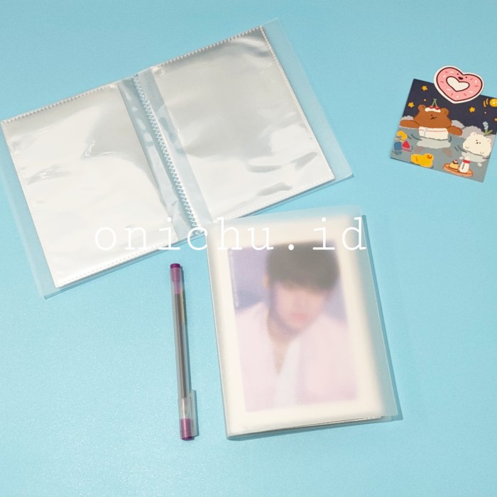 

Unik Tempat Post Card Pvc Binder Postcard Photocard Album Kpop Pc Korea Limited