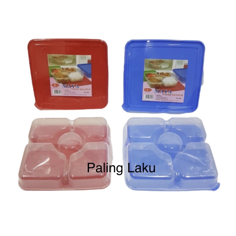 Lunch Box Catering Maya Owl / kotak makan catering 5 sekat