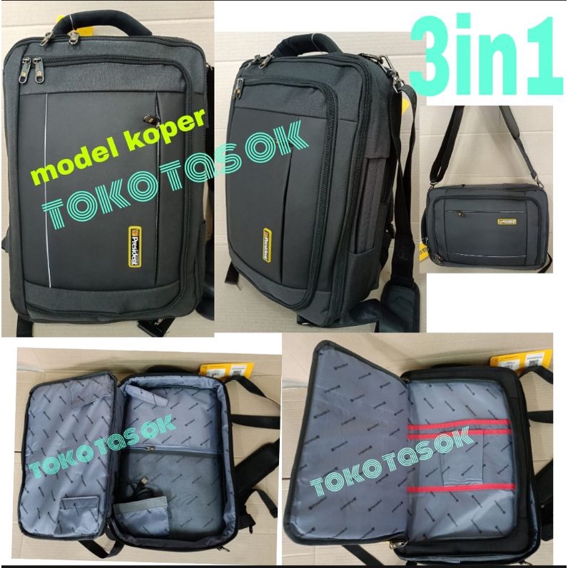 tas ransel president 3 in 1 3091 terbaru model koper