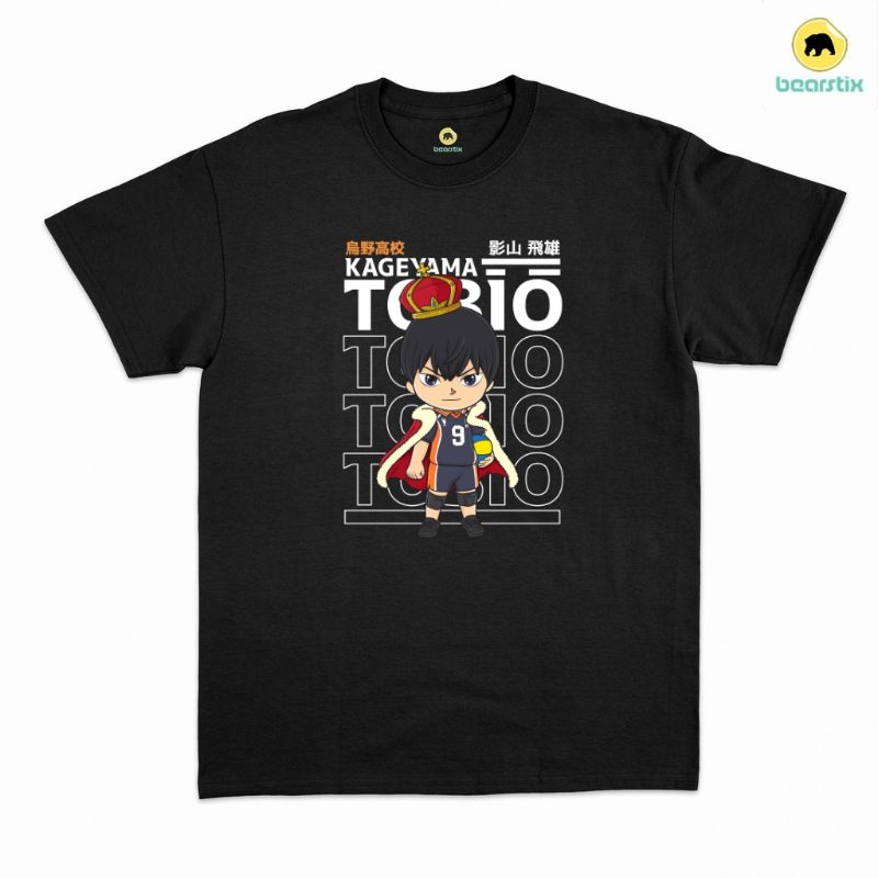 BEARSTIX - KAOS KAGEYAMA TOBIO CHIBI - T-SHIRT HAIKYUU - KAOS STREETWEAR - BAJU ANIME