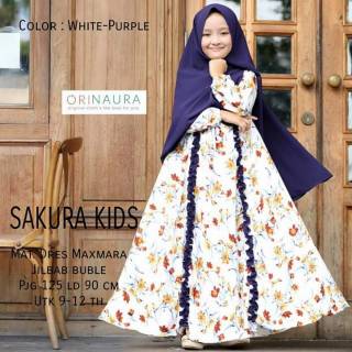  Gamis  online terbaru  baju  muslim anak  gamis  anak  umur 9 