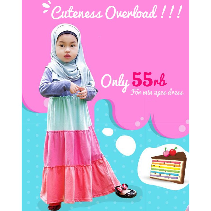 S M Gamis Anak Muslimah  Shopee  Indonesia