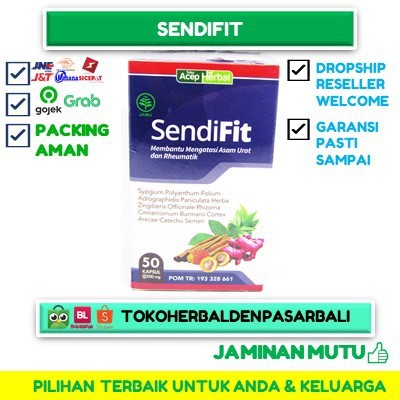 

Sendifit - BPOM - Obat Herbal Asam Urat & Rematik Radang nyeri sendi Depasar Bali