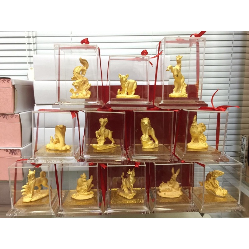 Patung Sepuhan Emas Shio Macan Small Size