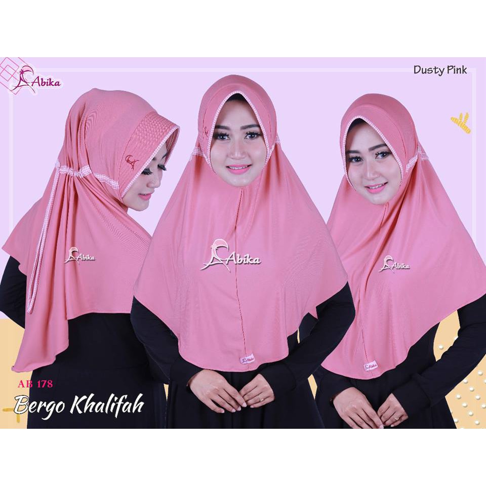 Abika Hijab Jilbab Instan Bergo Khalifah Shopee Indonesia