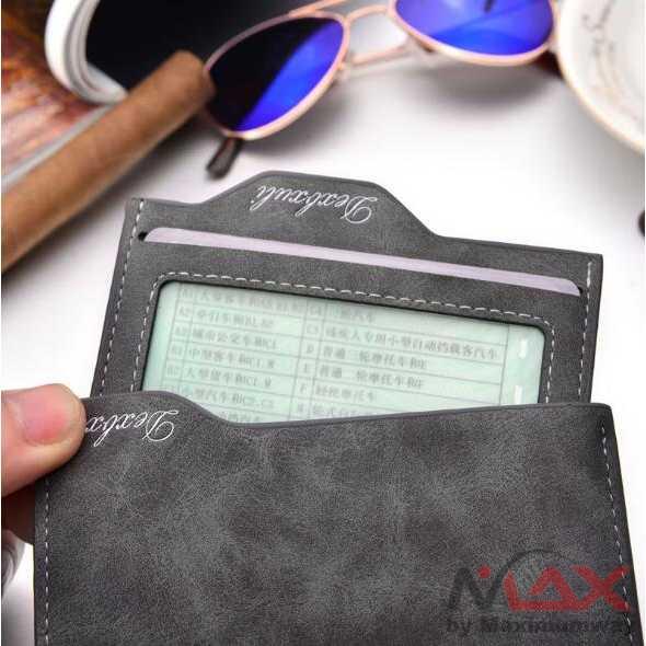 Dexbxuli Original Dompet Lipat Pria Kulit Lembut exclusive Import Dompet Kulit Pria Unplugged keren Men's Leather Business Soft Wallet Coins Waterproof Solid Color Wallet Pocket Credit Card Holder Purse with Zip Kuli Sapi Asli