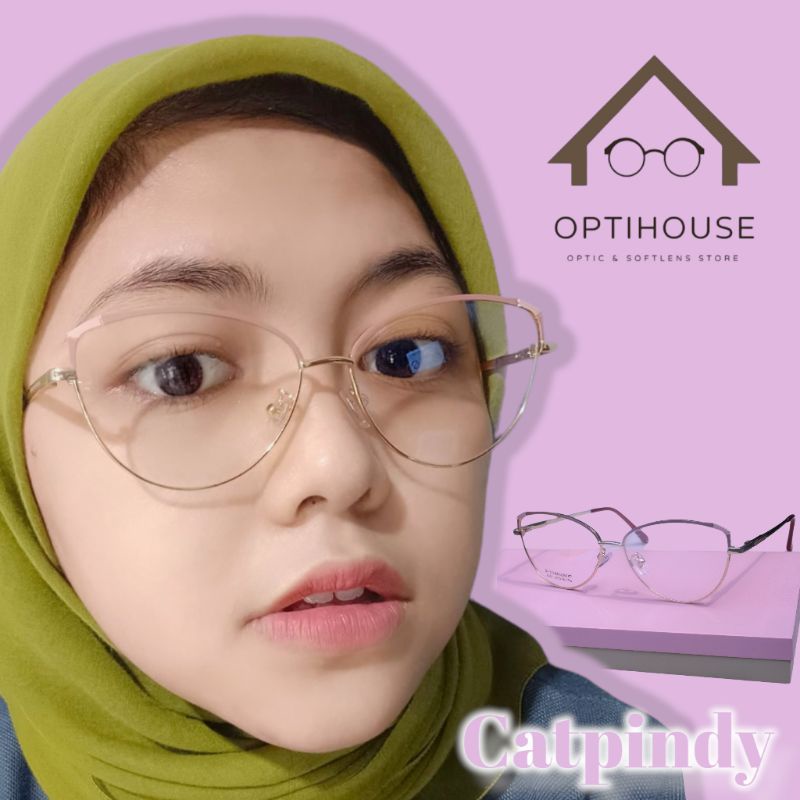 Frame Kacamata Cat eyes Catpindy 8367