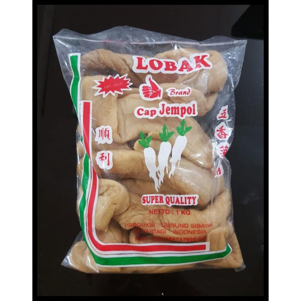 Lobak Brand Cap Jempol / Caipo / Caypo Asin 1 kg / Pack