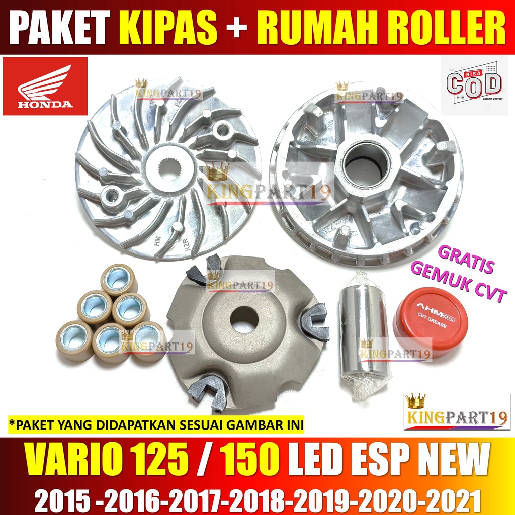 PAKET KIPAS RUMAH ROLLER VARIO 125 150 LED ESP NEW 2015 2016 2017 2018 2019 2020 2021 K35 K36