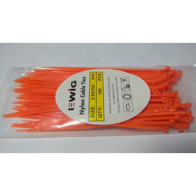 [DEV-9115] KABEL TIES WARNA 2.5MMX15CM ORANGE