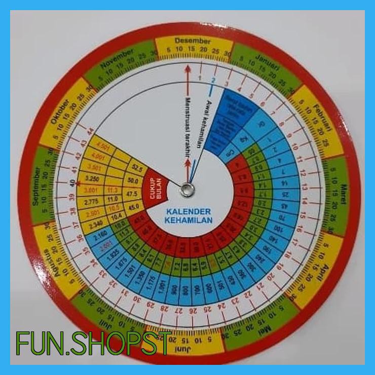 

KALENDER KEHAMILAN BONUS TES HAMIL 1PCS