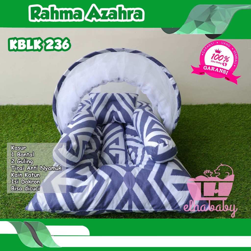 KasurBayiKelambu Set BaruLahirMurah | PerlengkapnTempatTidur Baby Motif Karakter | Peralatan KBLK236