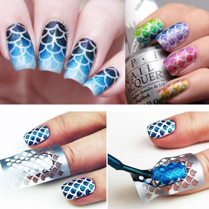 Manicure Stencil - Stencil Nail Art