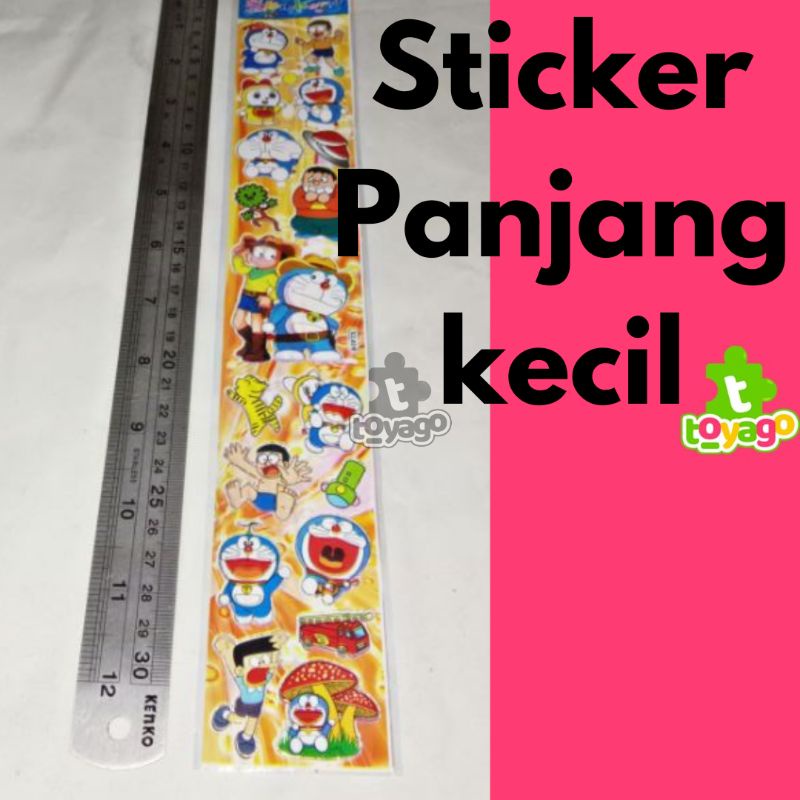 Stiker Karakter Panjang Kecil Uk 32x5 Grosir Murah (2115)